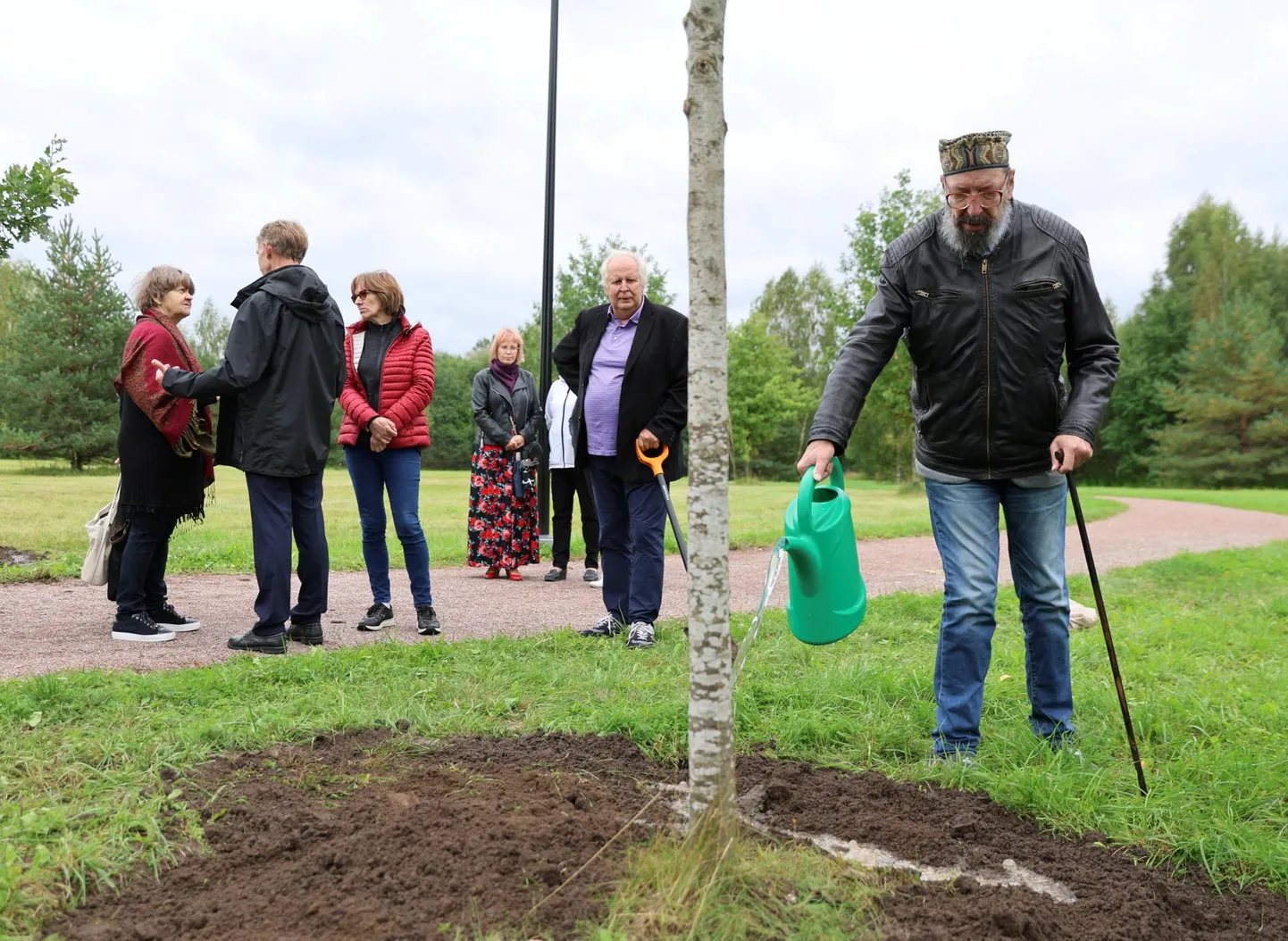Teiste hulgas pani eile oma tamme kasvama ka Tartu aukodanik Peeter Volkonski.