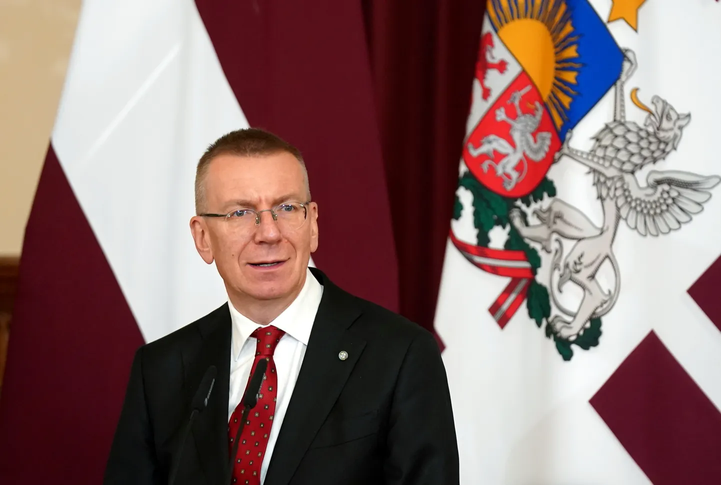 Президент Латвии Эдгар Ринкевич