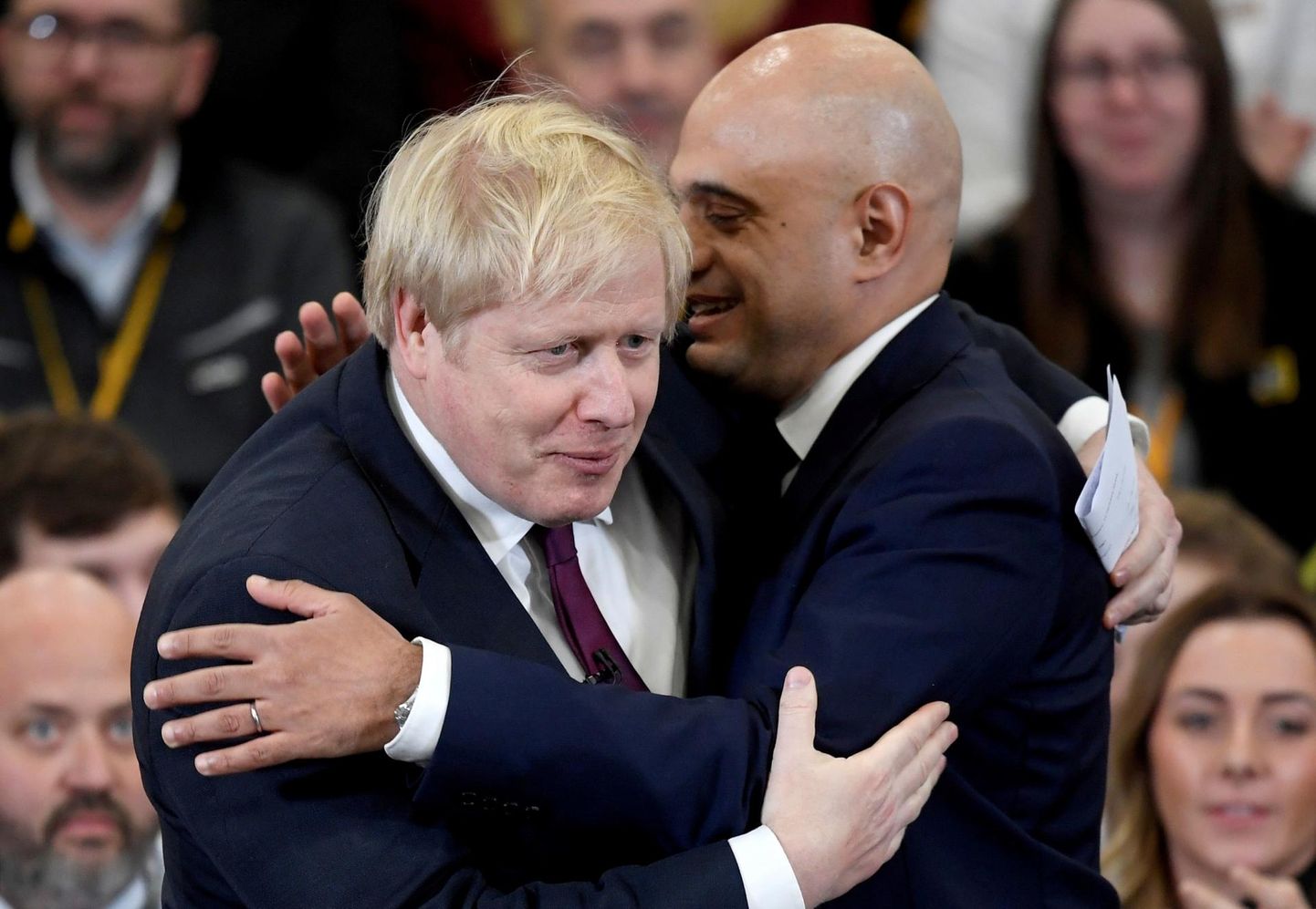 Boris Johnson ja Sajid Javid. 