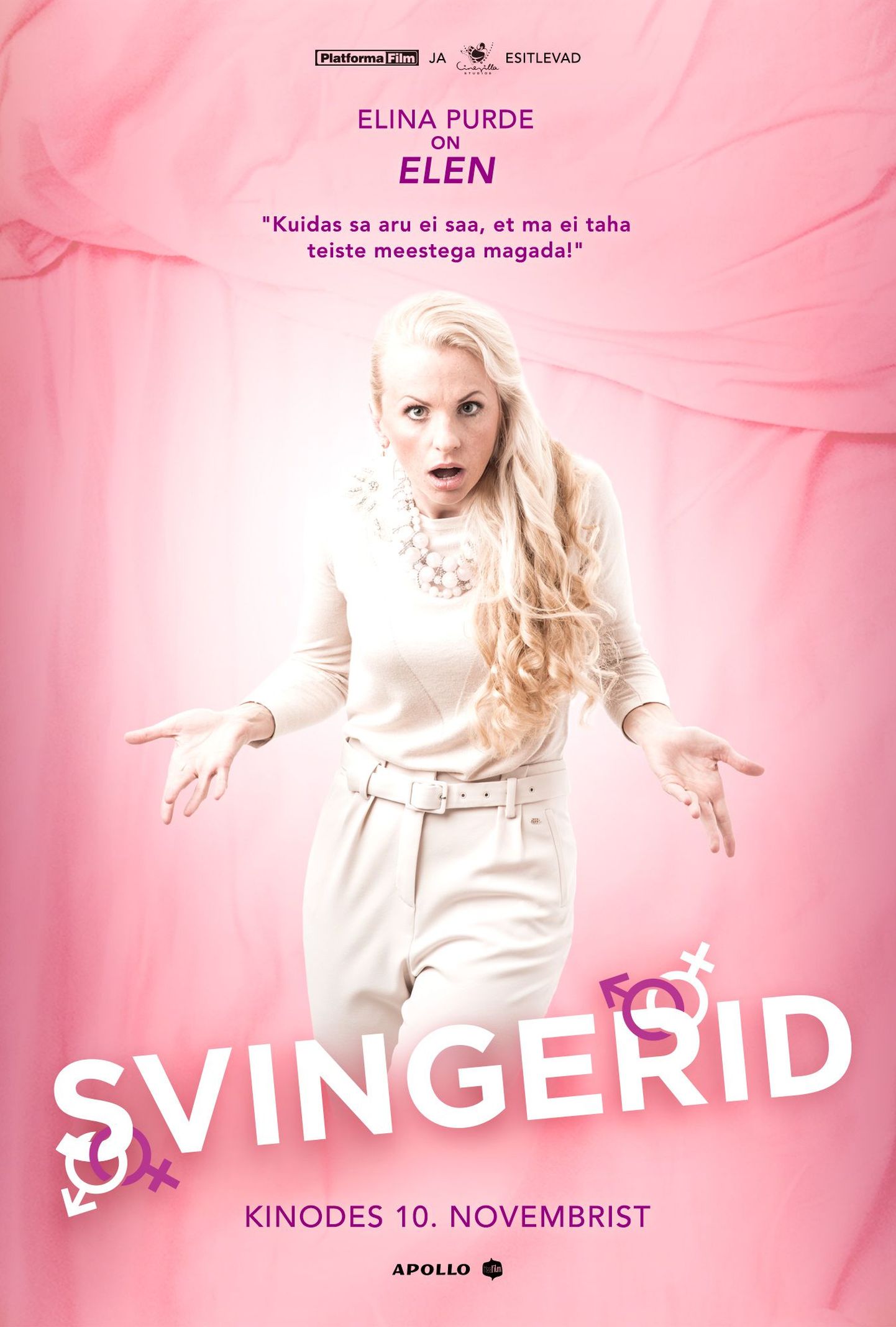 Elina Purde komöödias "Svingerid".