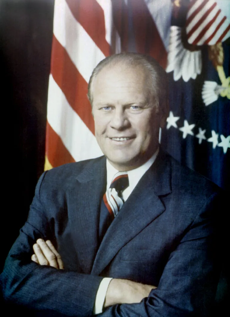 USA president Gerald Ford 1975. aasta fotol