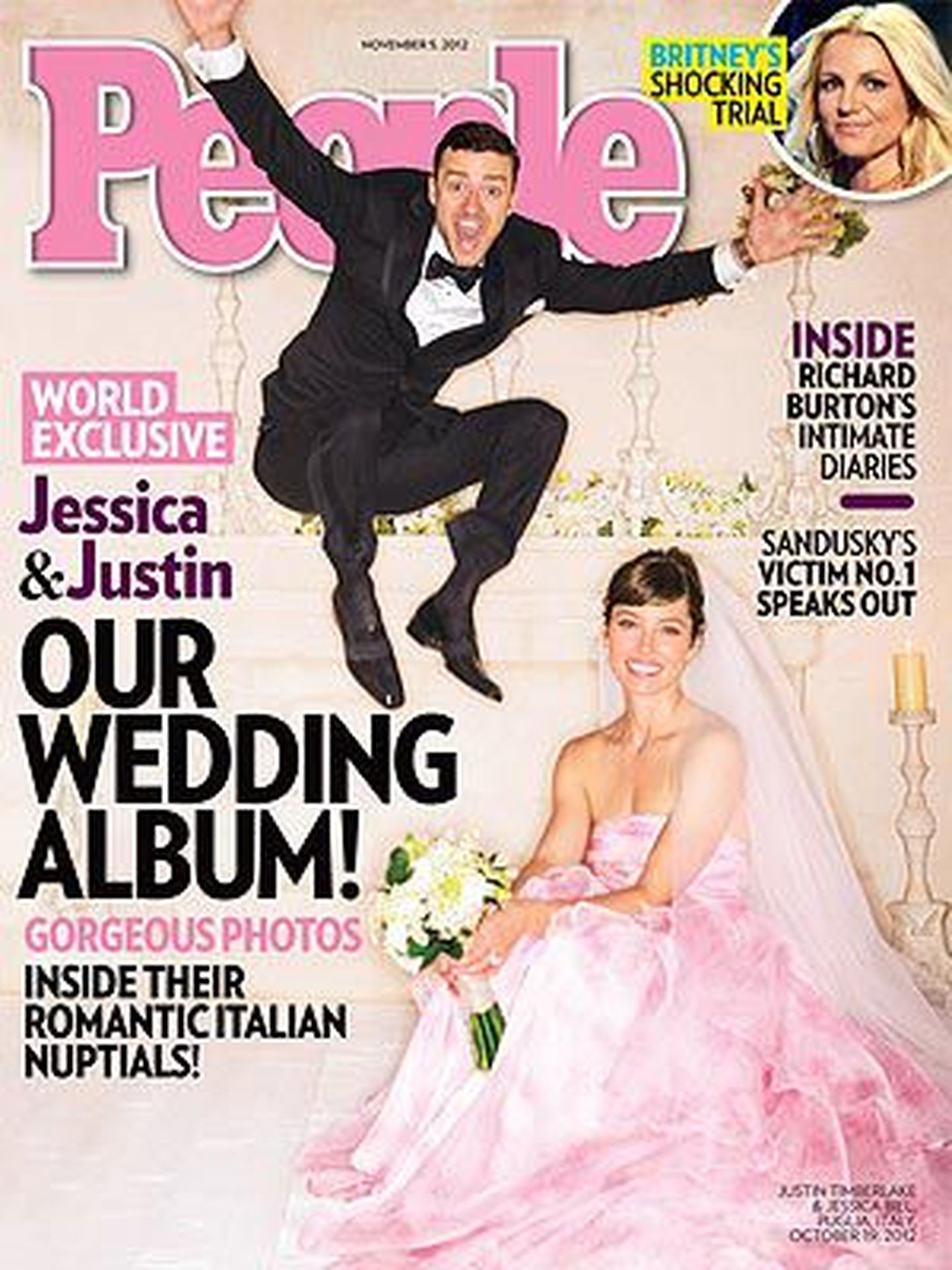 Justin Timberlake ja Jessica Biel ajakirja People kaanel
