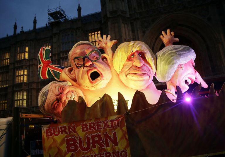 Brexiti-vastane meeleavaldus Londonis. 