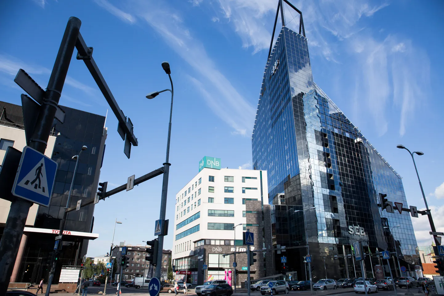 SEBi ja DnB panga peakontorid Tallinnas