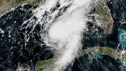 Troopiline torm Marco tugevnes Mehhiko lahes orkaaniks