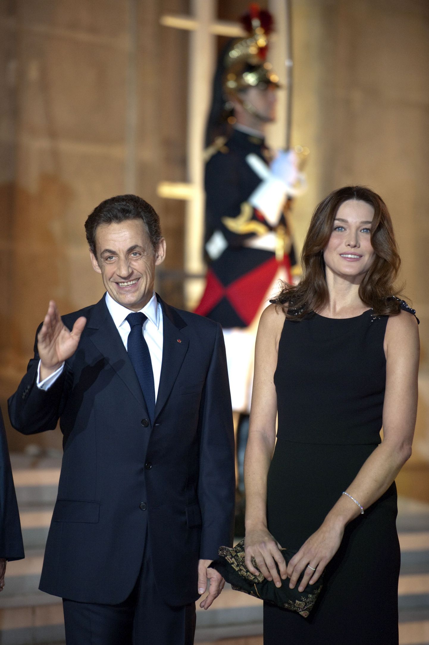 Nicolas Sarkozy ja Carla Bruni-Sarkozy.