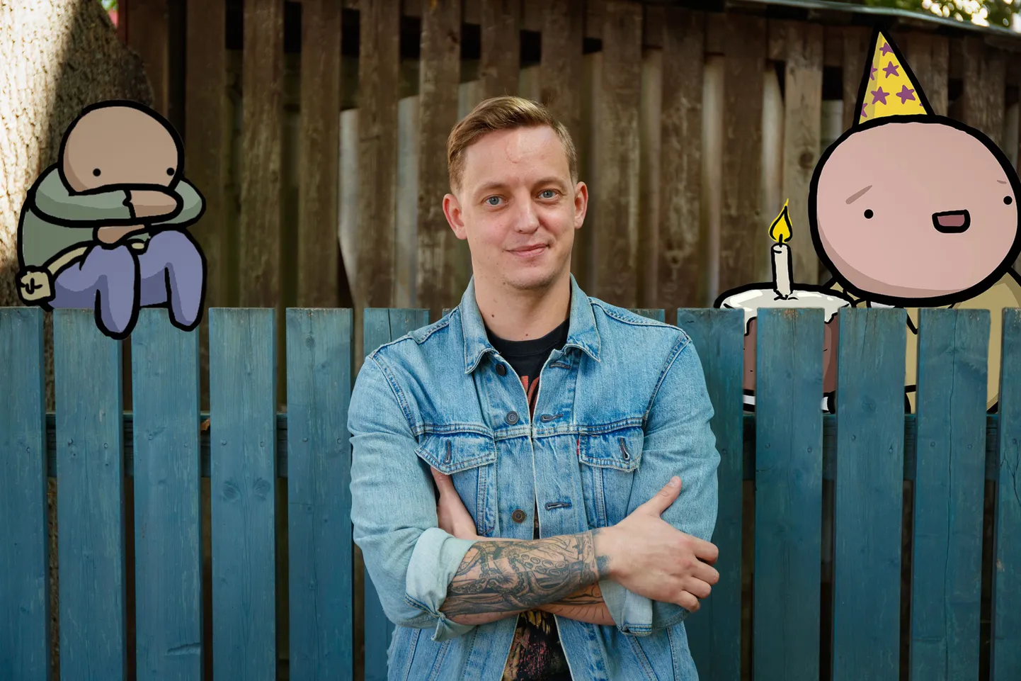 Tallinnast pärit Mart Virkus ehk koomiksikunstnik Arcade Rage.