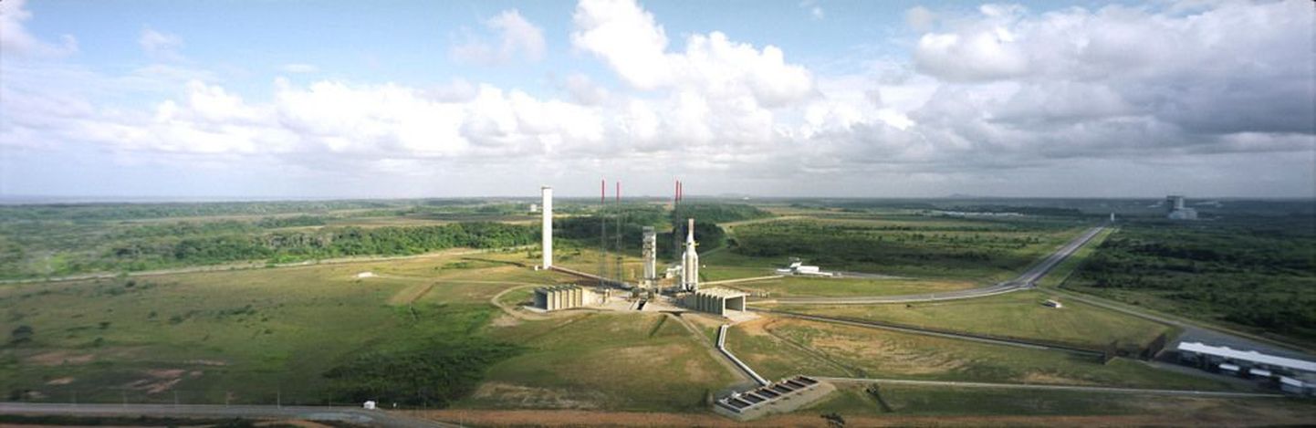 ESA kosmosesadam Kourou's, Lõuna-Ameerika kirdeosas asuvas Prantsusmaa ülemere asumaal Prantsuse Guajaanas