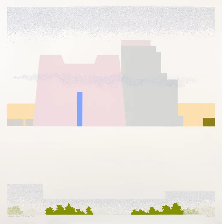 Mare Vint. Mineviku linnad III. Serigraafia, 2009.