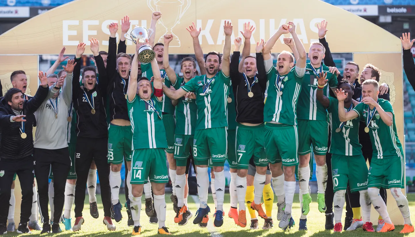 Tallinna Levadia alistas kevadel Eesti karikasarja finaalis Tallinna Levadia 1:0.