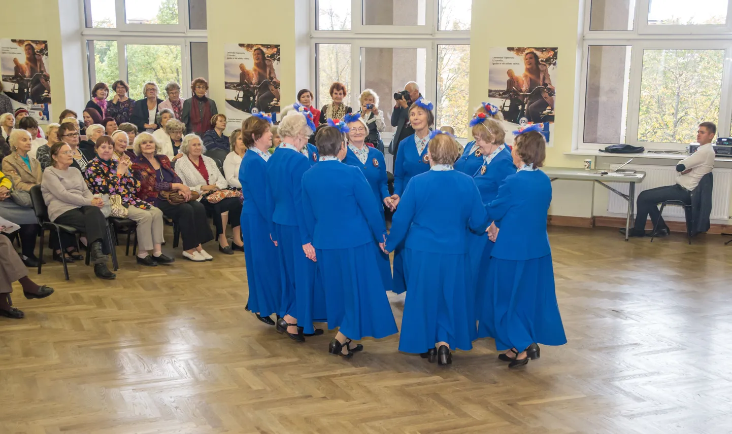 60+festivali I päev Salme kultuurikeskuses.