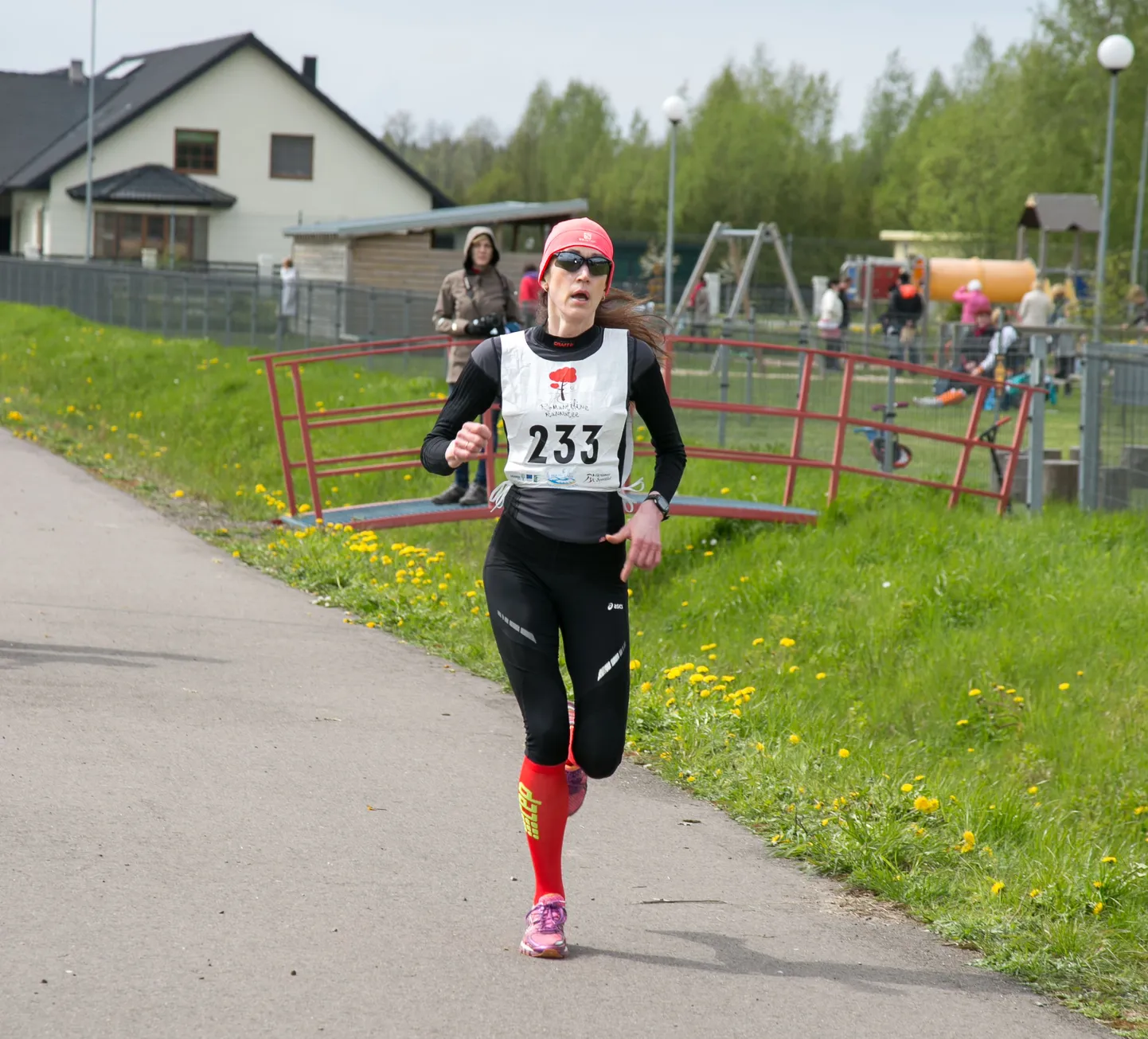 Klarika Kuusk mullusel Sauga valla jooksul.