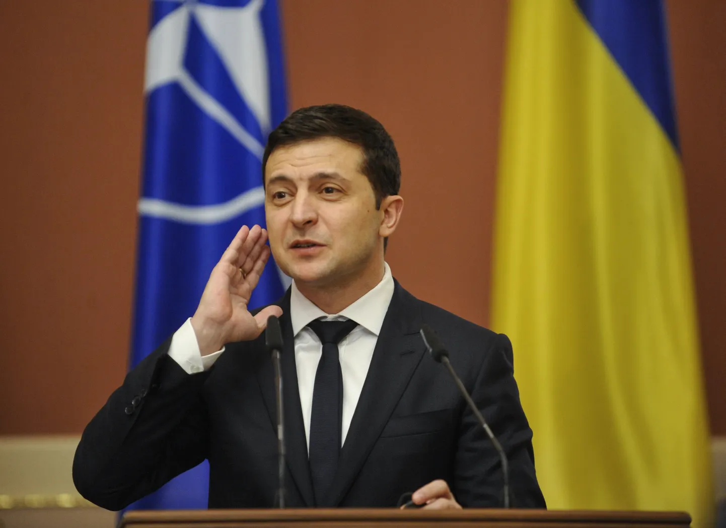 Ukraina president Volodõmõr Zelenskõi 31. oktoobril Kiievis.