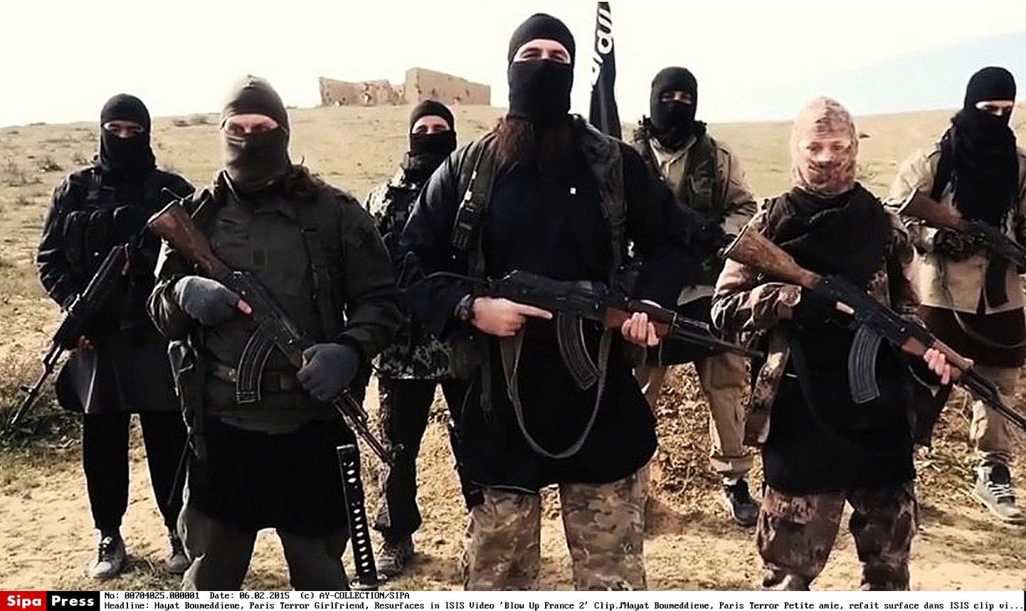 Äärmusrühmituse Islamiriik võitlejad.