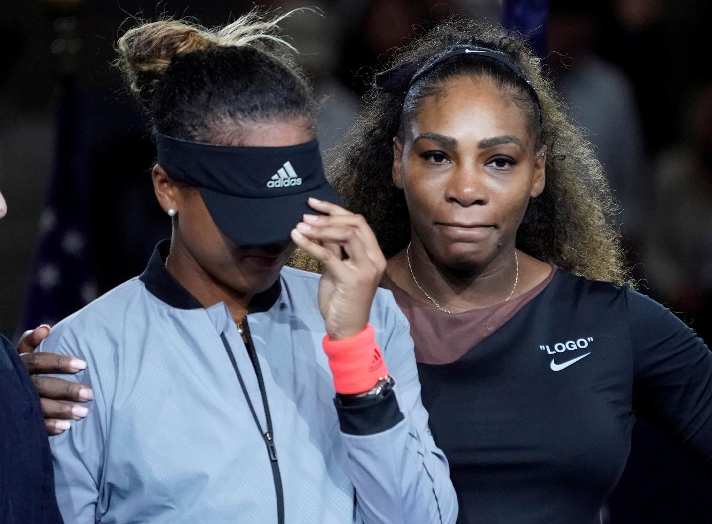 Naomi Osaka ning Serena Williams pärast US Openi finaali.