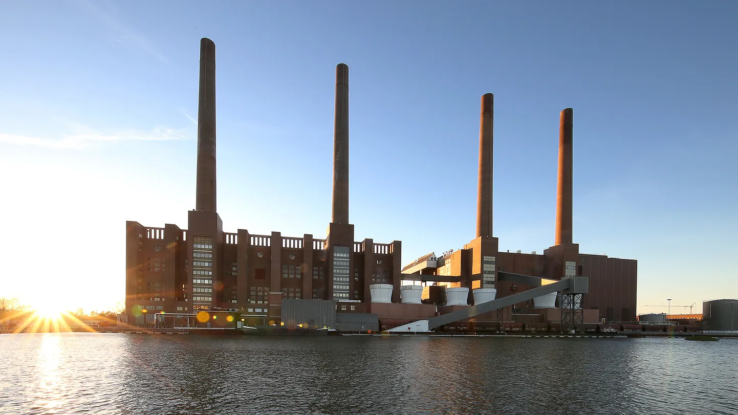 Vaade Volkswageni tehasele Wolfsburgis Saksamaal.