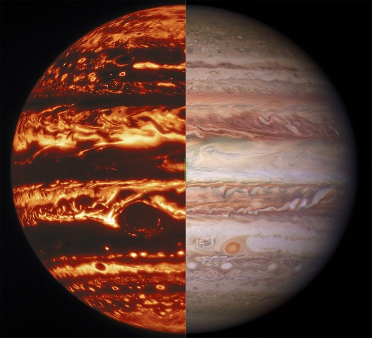 Jupiter Rasa Izmērīts Jupitera Lielā Sarkanā plankuma dziļums