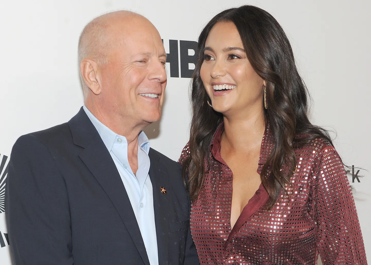 Bruce Willis koos abikaasa Emmaga 2019. aastal.