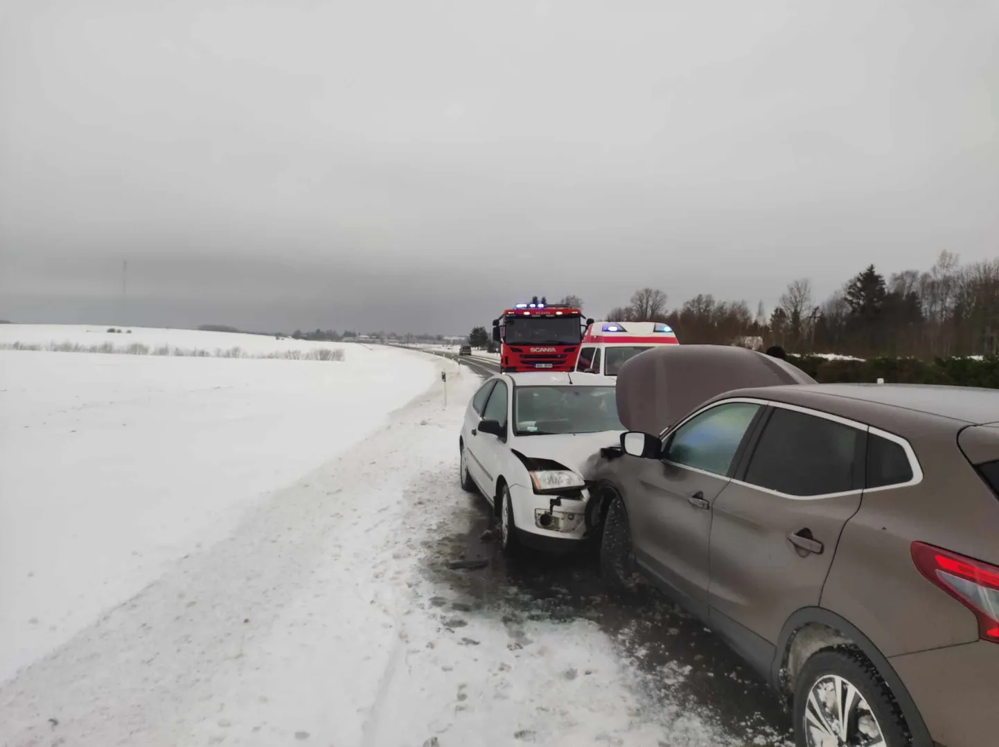 Avarii Väljaotsa külas.