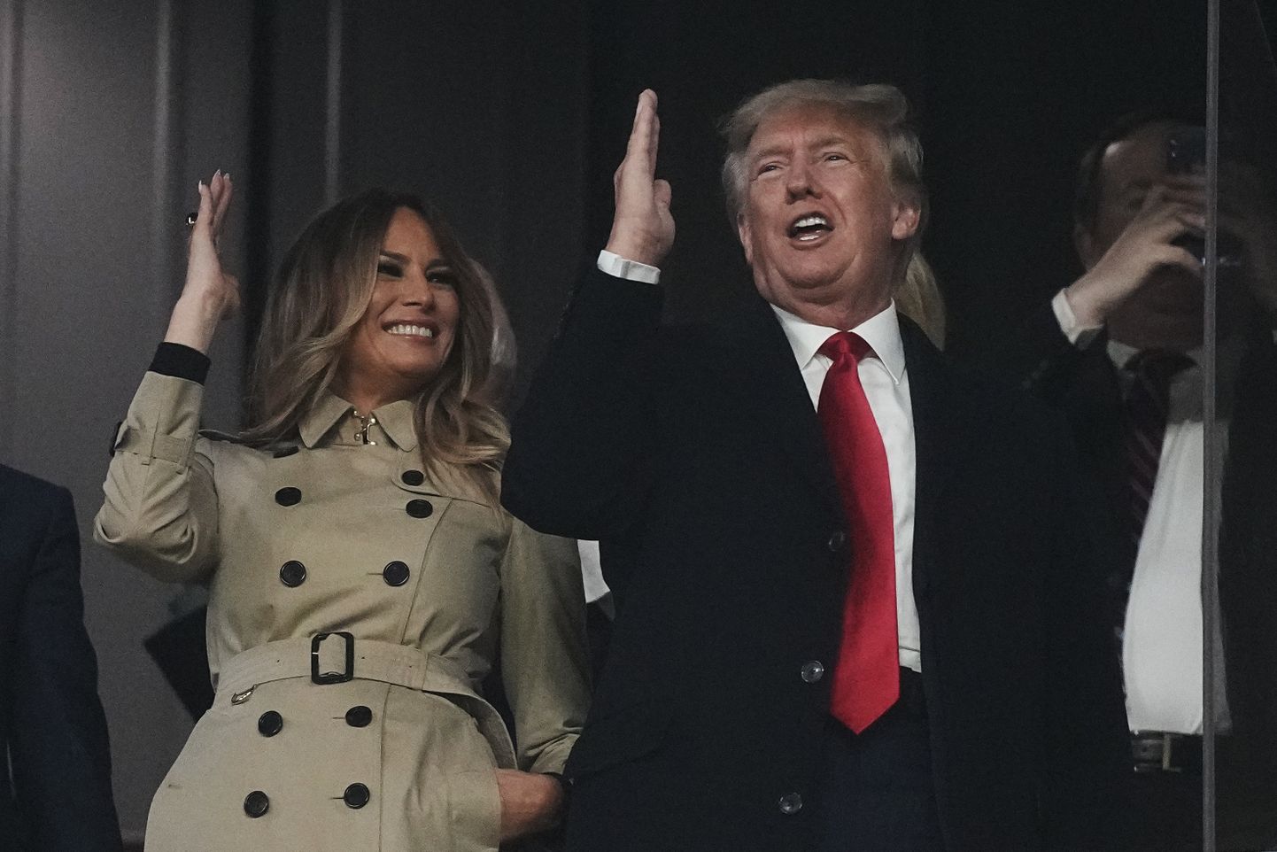 Donald Trump ja tema abikaasa Melania.