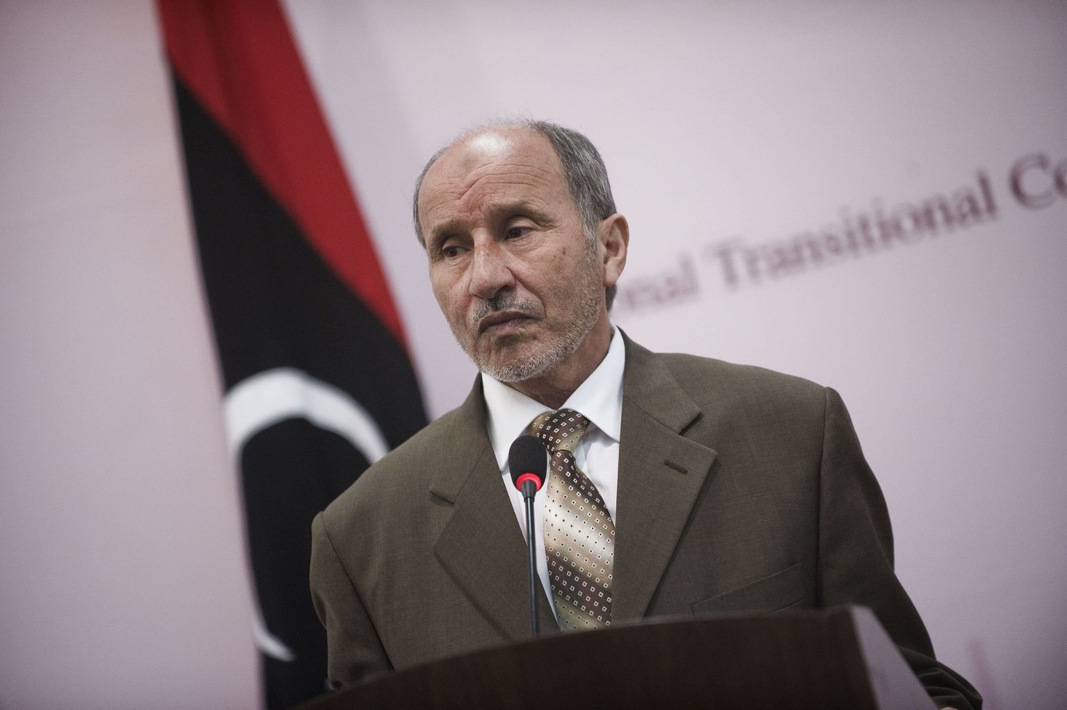 Liibüa rahvusliku üleminekunõukogu (NTC) esimees Mustafa Abdel Jalil.