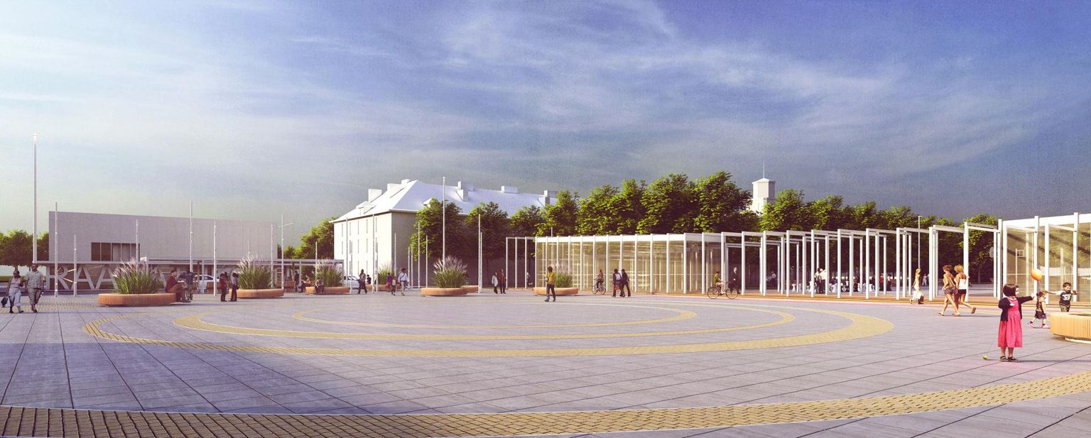Pärnu Keskväljaku ja Pika tänava avaliku ruumi arhitektuurivõistluse võitis J+XS OÜ “Uus-Pärnu”, kuid linn loobub seda ellu viimast.