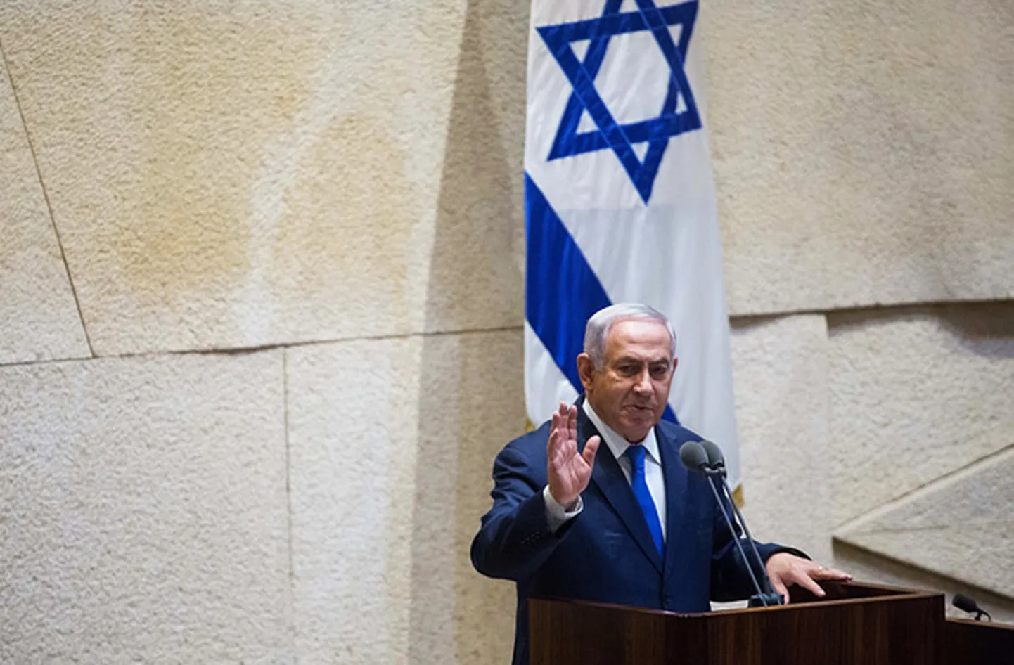 Izraēlas premjerministrs Benjamins Netanjahu.