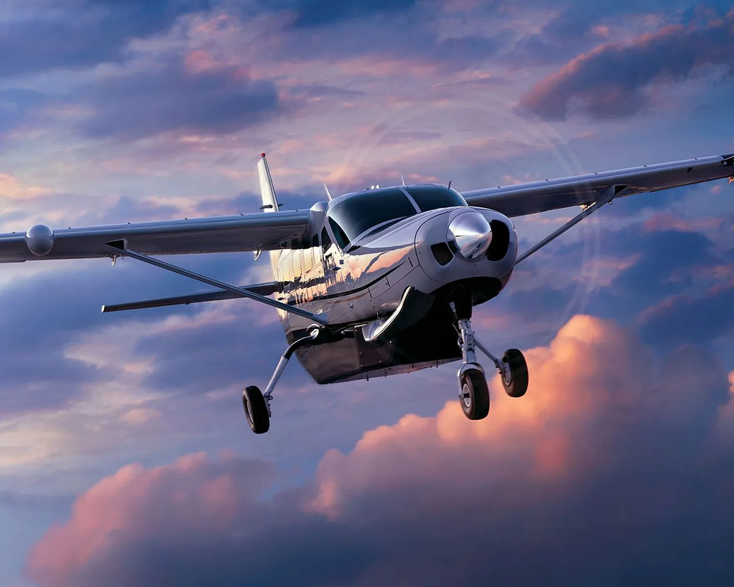 Cessna 208 tüüpi lennuk.