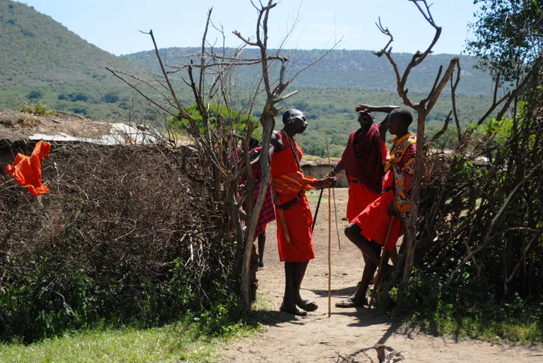 Maasai küla kaitsjad on noored mehed, kes ei ole abielus.