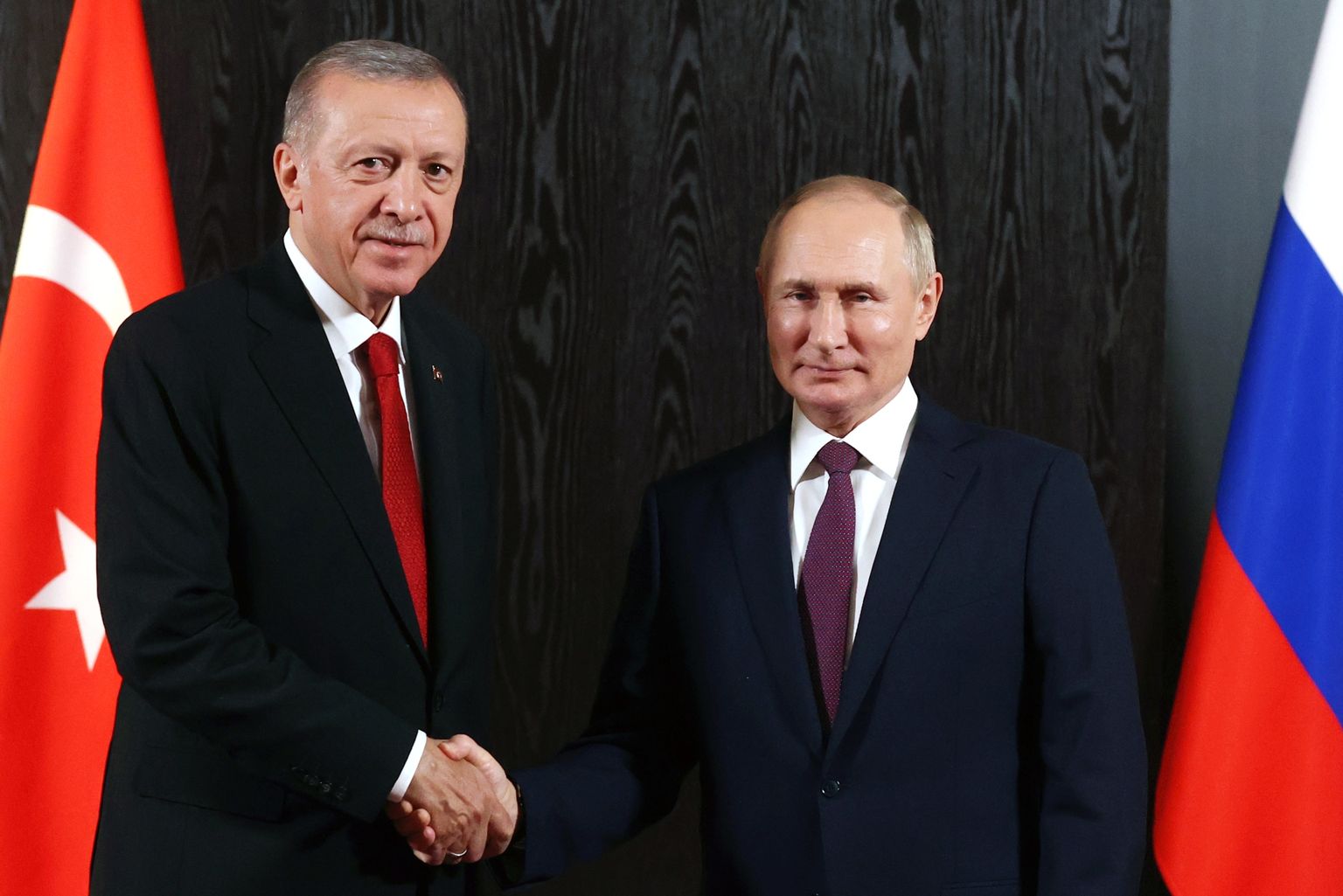 Recep Tayyip Erdogan ja Vladimir Putin.