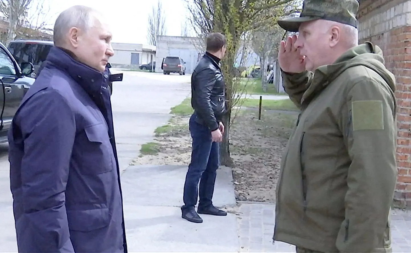 Владимир Путин посетил оккупированные территории Украины