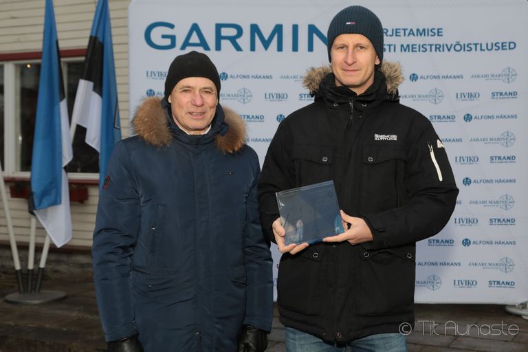 Aasta Võistkond 2020 Mati Sepa Match Race tiim liige Karl-Hannes Tagu ja EJL president Kalev Vapper