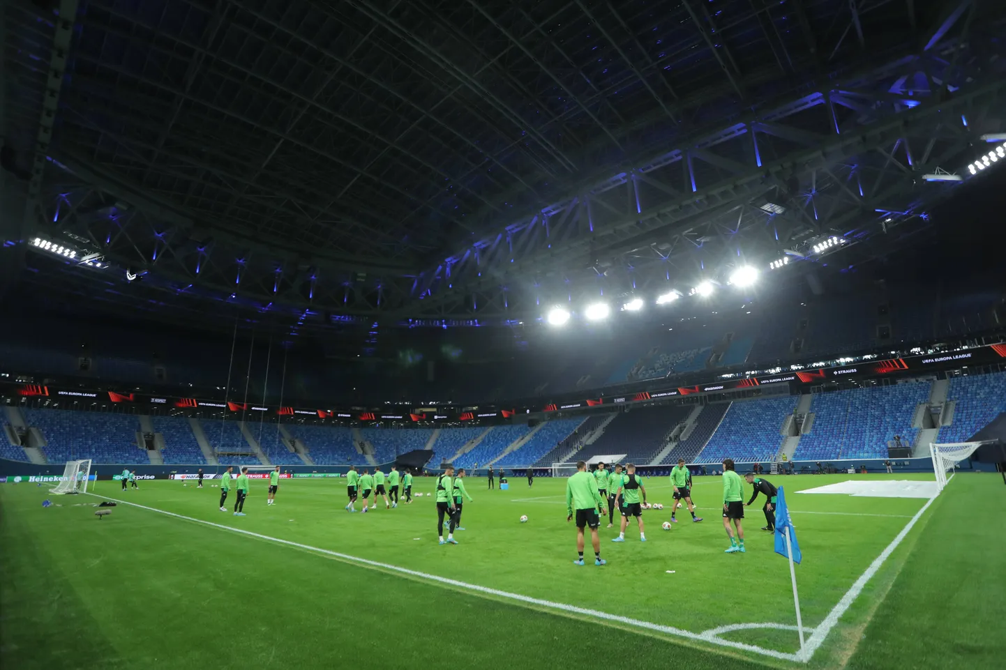 Peterburi Gazprom Arena, kus algselt planeeritud 2022. aasta Meistrite liiga finaali ei toimu.