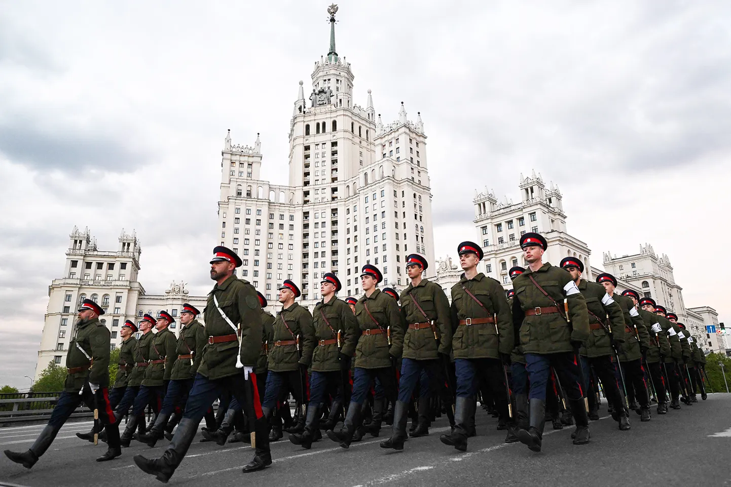 Парад 9 мая в Москве.