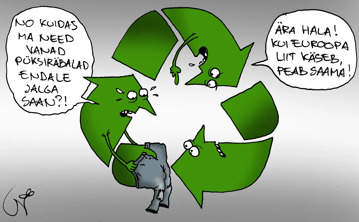 Urmas Nemvalts joonistab.