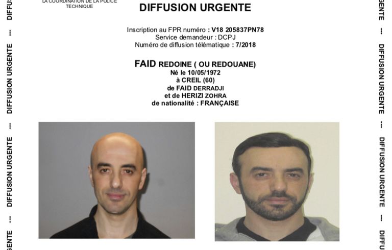 Prantsuse politsei andmed Rédoine Faïdi kohta