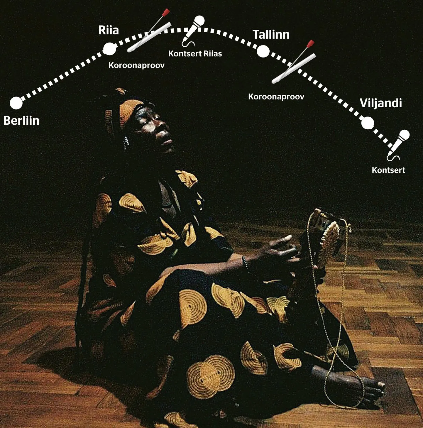 Stella Chiweshe on mitmel korral üles astunud WOMAD-i festivalil, salvestanud kahel korral legendaarse John Peeli sessiooni ja mänginud korduvalt Peeli raadiosaates BBC 1 kanalil. FOTO: Camille Bokhobza