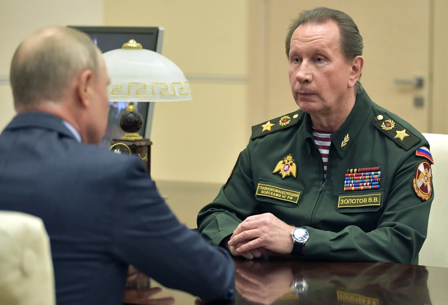 Viktor Zolotov kohtumisel Putiniga