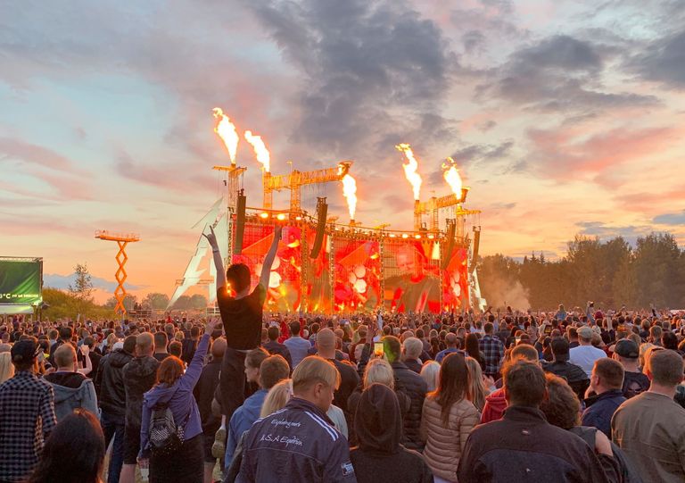 Metallica собрала в Тарту 60 000 фанатов.