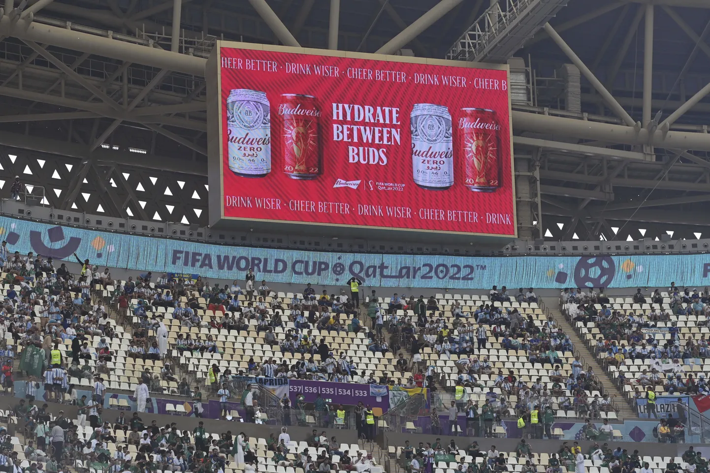 2022. aasta Katari MMil sai staadionil osta samamoodi vaid alkoholivaba õlut.
