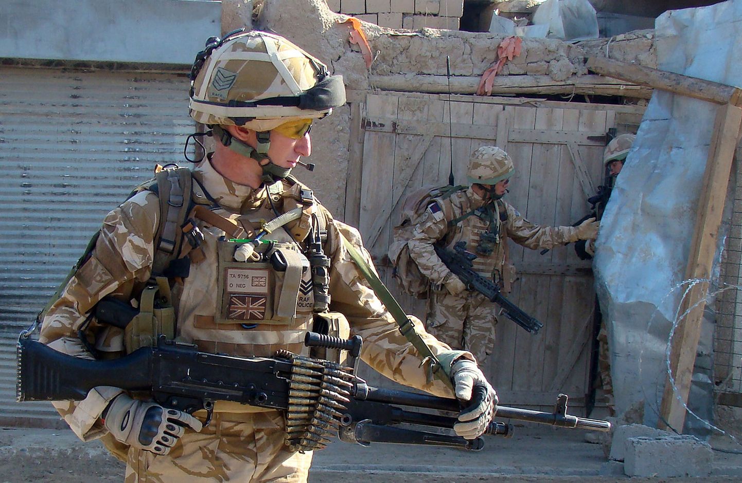 Briti sõdurite patrull Afganistanis Helmandi provintsis Sangini rajoonis.