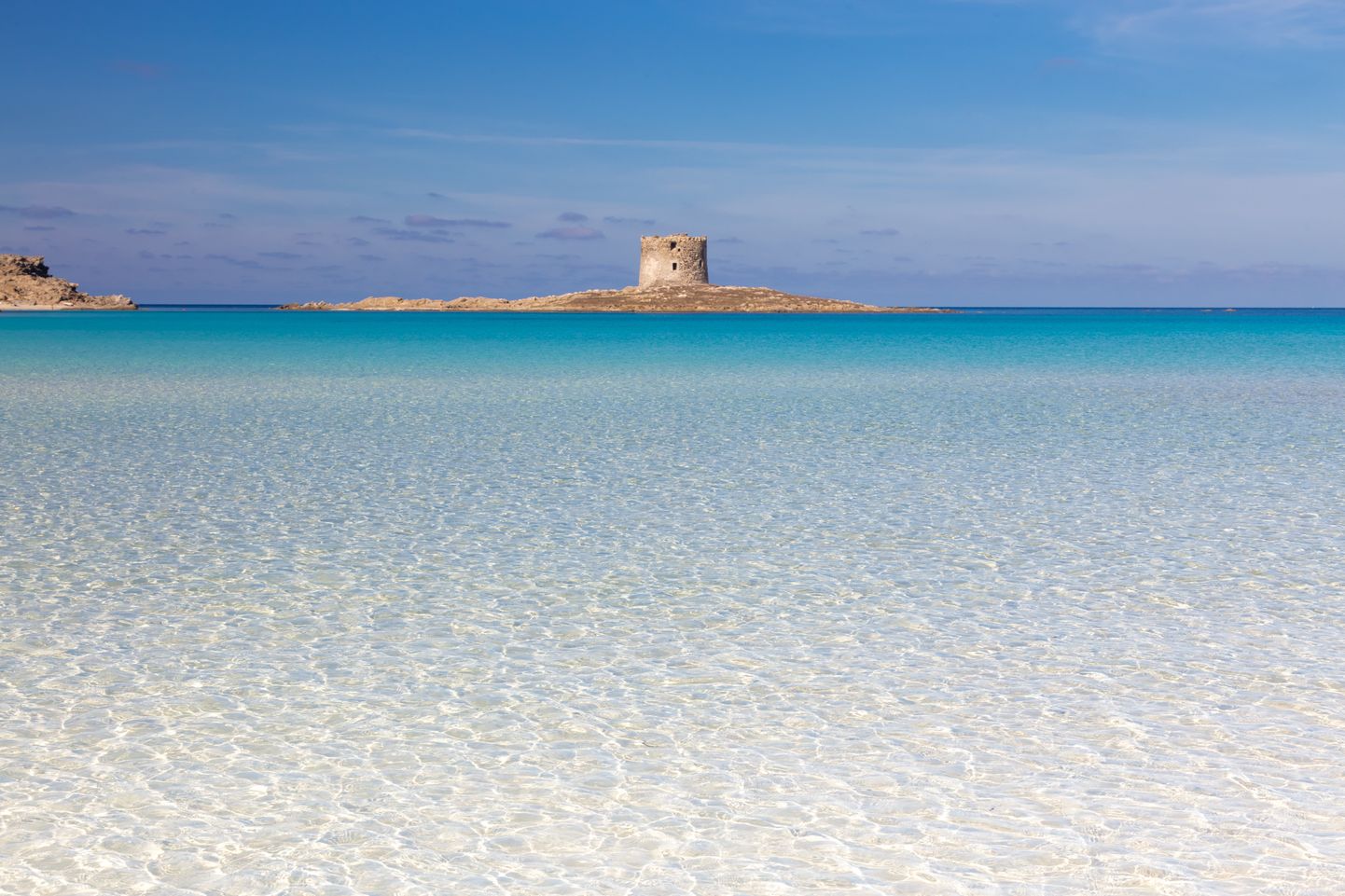 La Pelosa rand Sardiinias