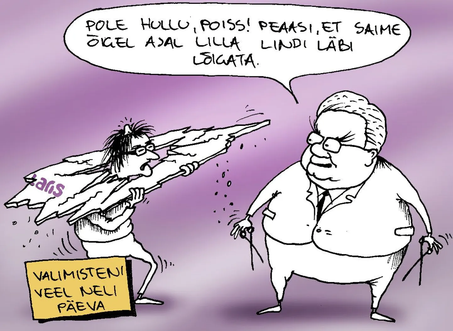 Valimisteni veel neli päeva.