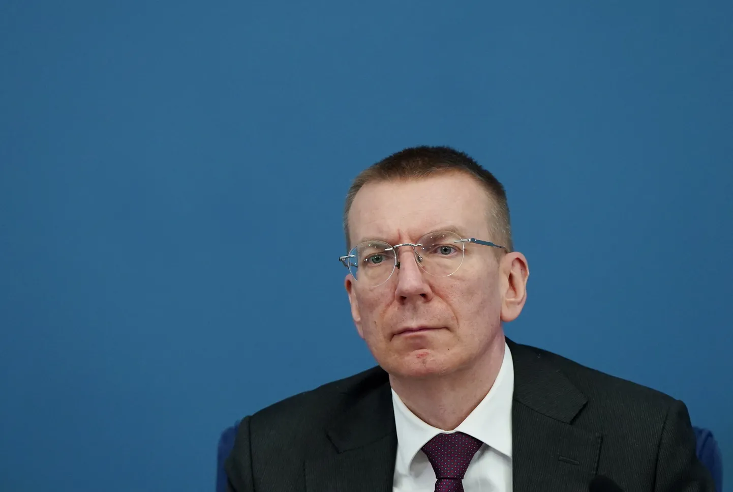 Ārlietu ministrs Edgars Rinkēvičs piedalās preses konferencē pēc tikšanās ar Eiropas Padomes ģenerālsekretāri  Ārlietu ministrijā.
