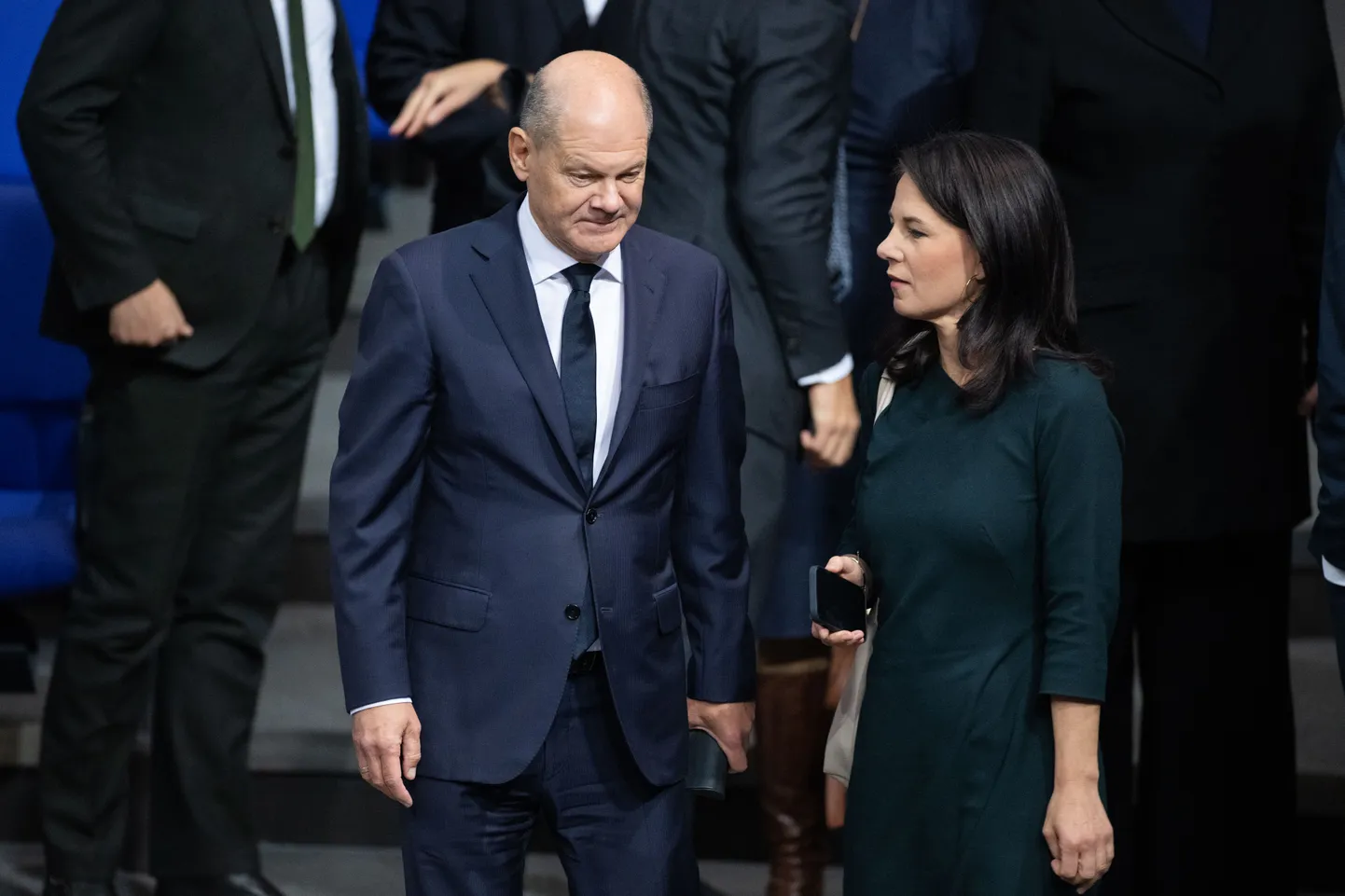 Saksamaa kantsler Olaf Scholz (SPD) ja välisminister Annalena Baerbock (rohelised).