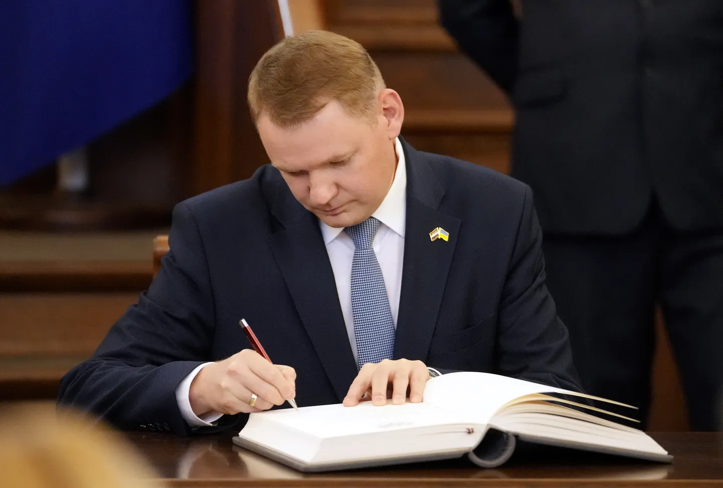 Председатель 14 Сейма Эдвард Смилтенс