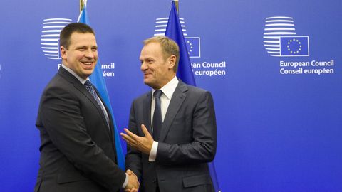 Peaminister Ratas kohtus Tuski ja Junckeriga