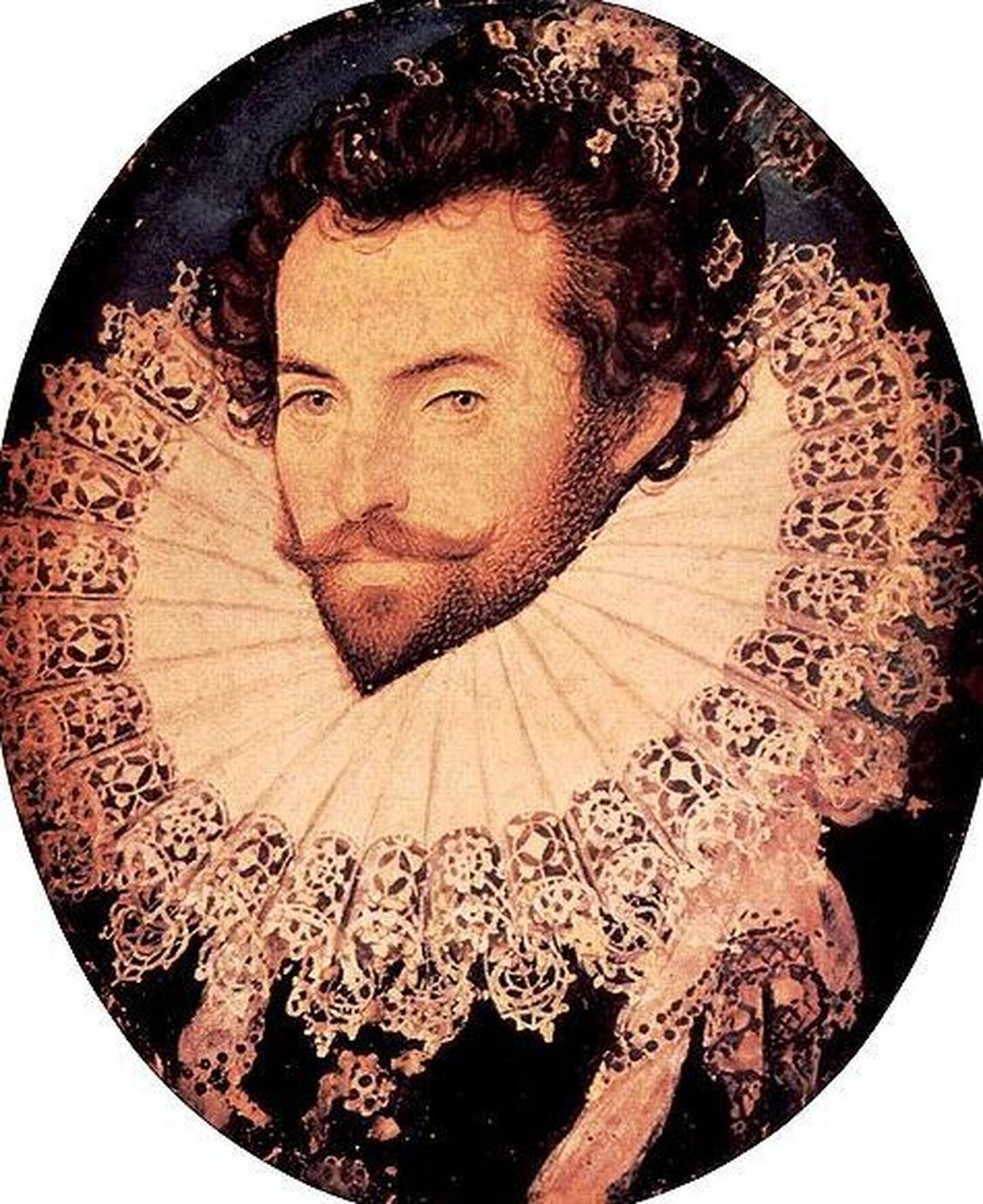 Sir Walter Raleight kujutav miniatuur