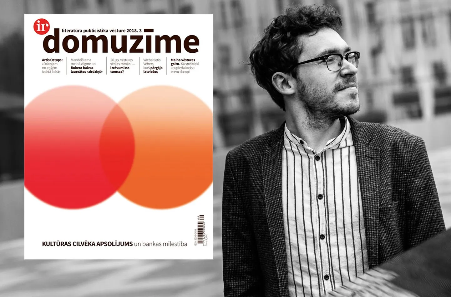 Žurnāla intervijas varonis šoreiz ir dzejnieks un redaktors Artis Ostups