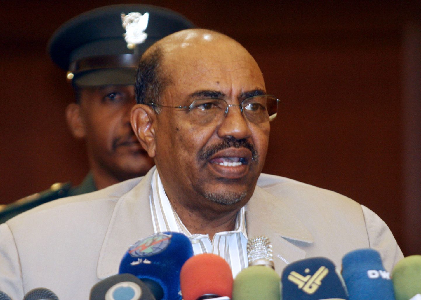 Sudaani president Omar Hassan al-Bashir.